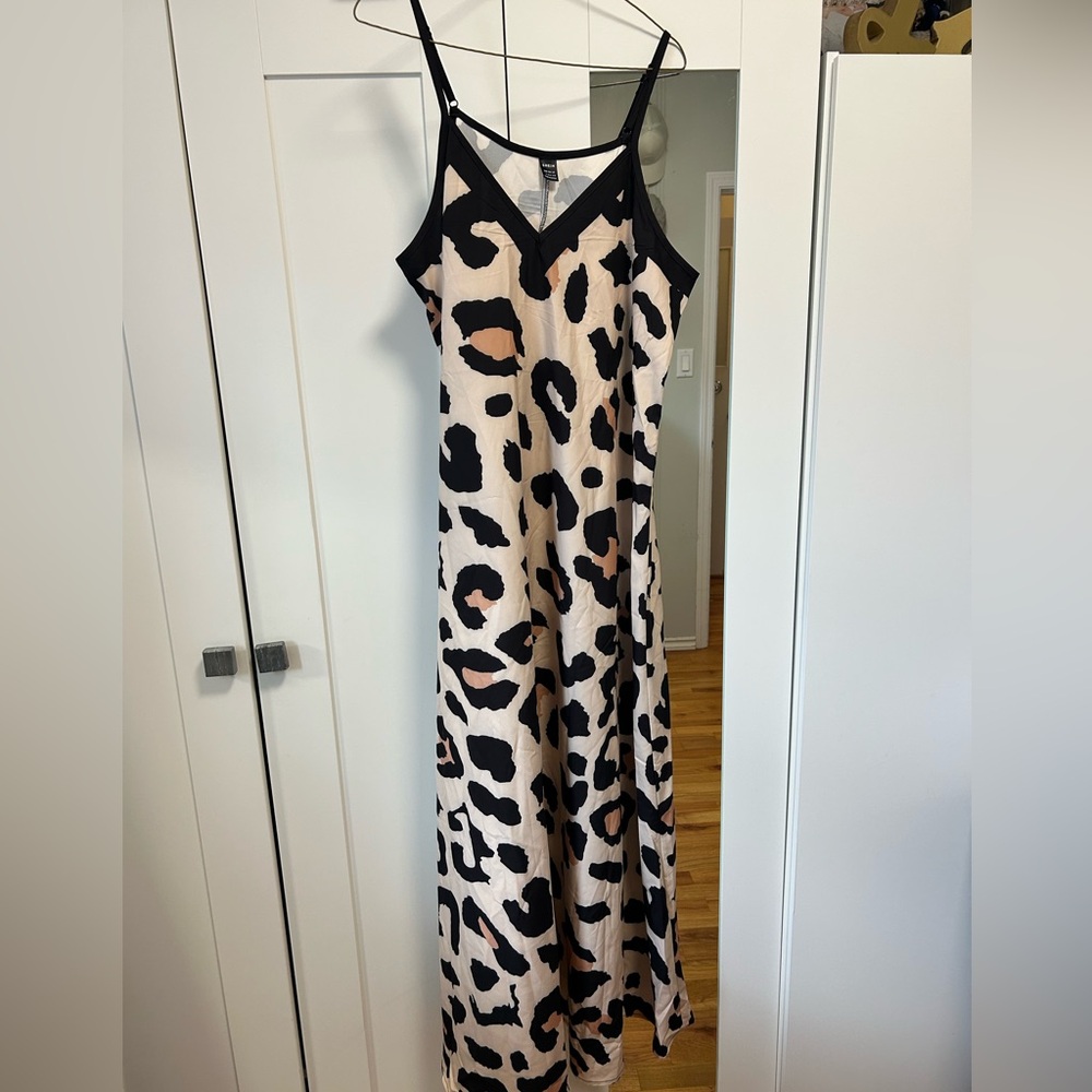 Leopard Print Maxi Dress